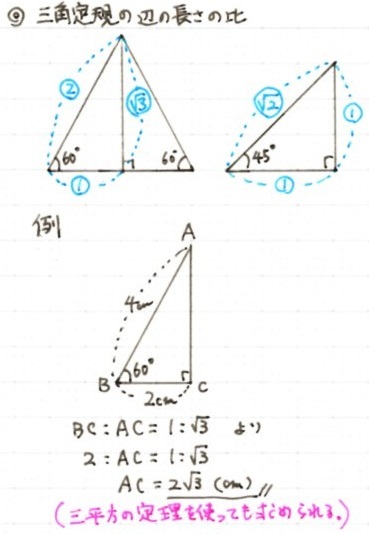 直角三角形の3辺の比 高校入試問題 数学 を毎日解いてみよう