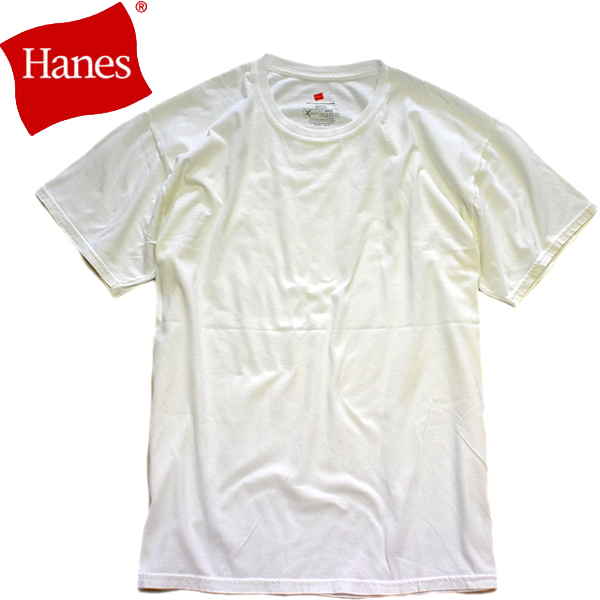 ヘインズHanes USA企画シンプル無地Tシャツ画像メンズレディースコーデ＠古着屋カチカチ