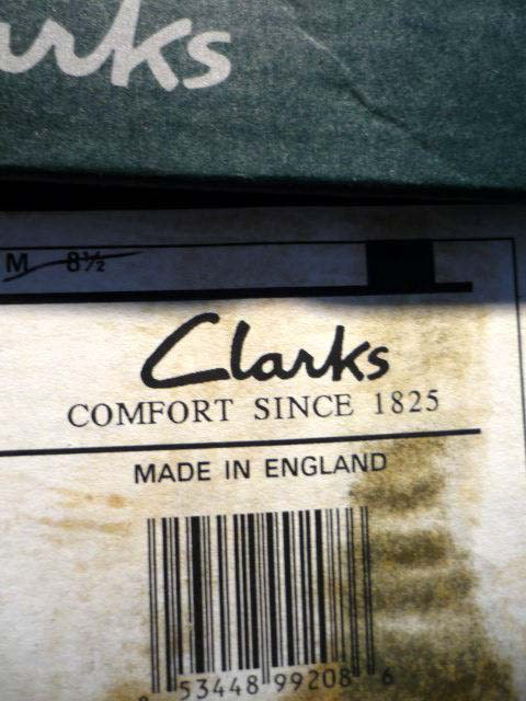 Clarks Made in England Deadstock....