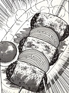 味吉陽一特製パン包み串焼きハンバーグ図
