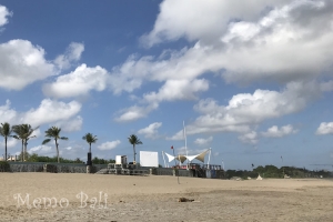 バリ島 チャングービーチ 遊泳禁止旗