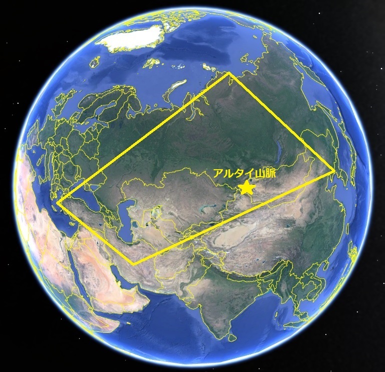 世界地図　丸三角四角 102