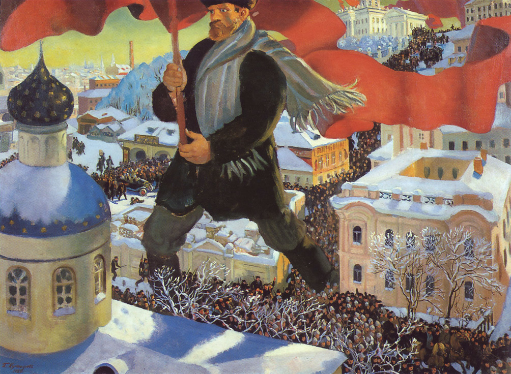 『ボリシェヴィキ』 ボリス・クストーディエフ（1920年）