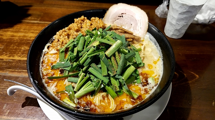吉風赤道　ﾆﾗ担々麺