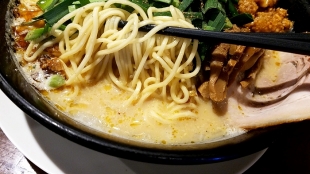 吉風赤道　ﾆﾗ担々麺　麺ｽｰﾌﾟ