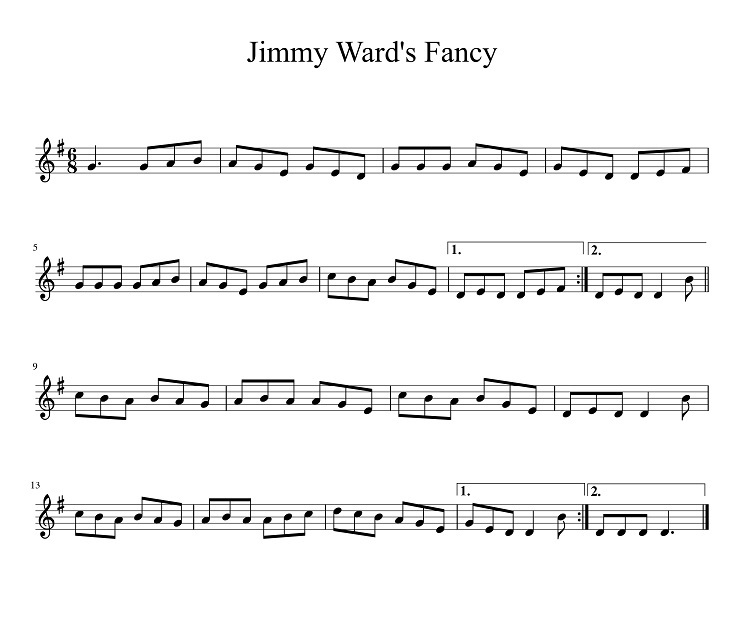 音源・楽譜 - Jimmy Ward's Fancy