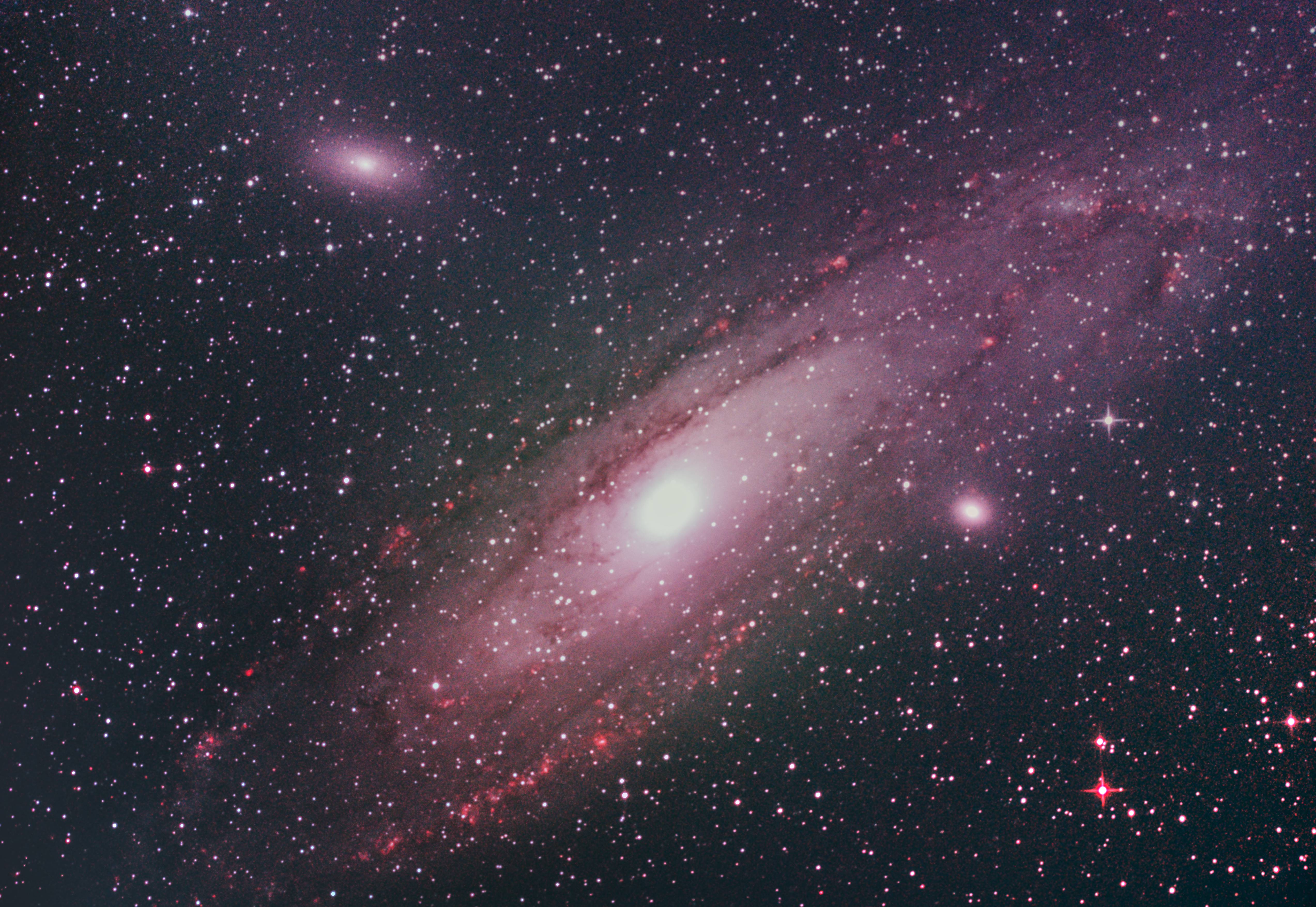 M31 アンドロメダ銀河、都会で何とか天体撮影 | 夜空の星狩り